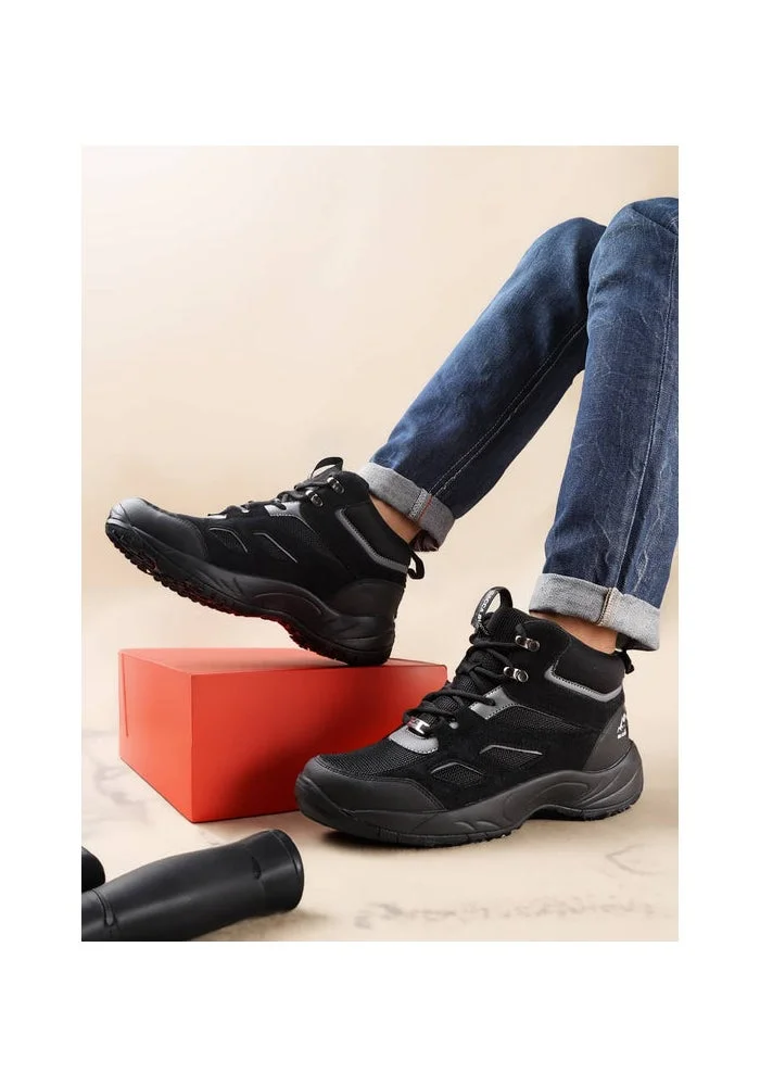 Bacca Bucci Shadow Black Stompster Adventure Boots for Men | Best Price UAE